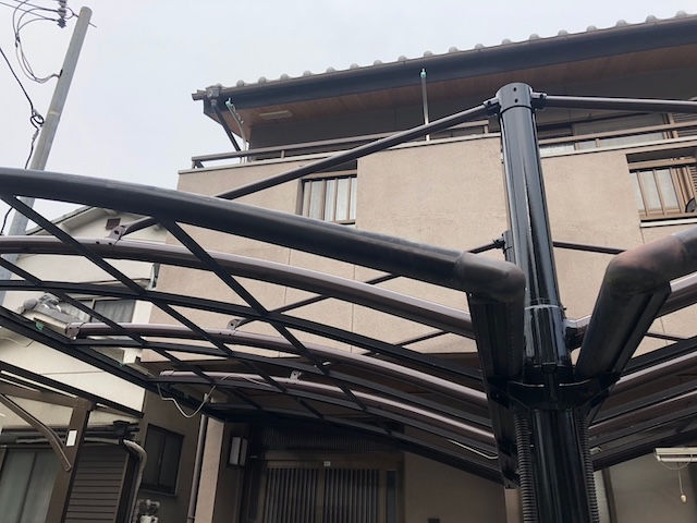 骨組み塗装・別角度